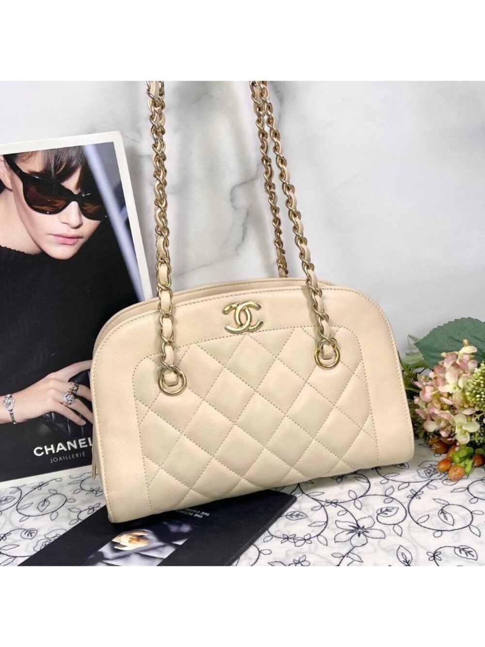 Chanel Quilted Chain Shoulder Bag